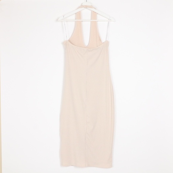 Lulus Ribbed Halter Neck Bodycon Dress - Picture 5 of 8